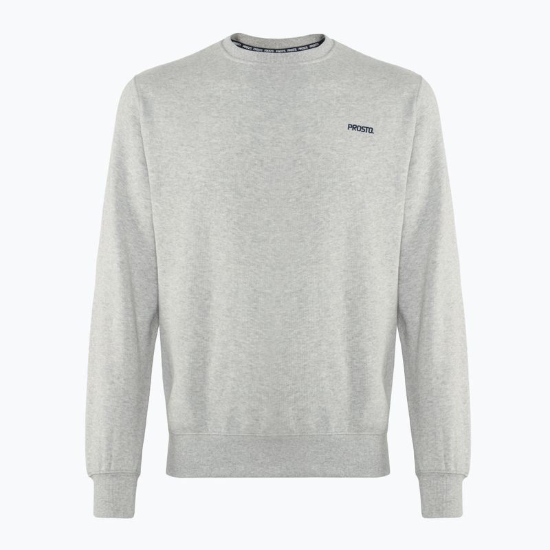 Pánska mikina PROSTO Crewneck Base šedá