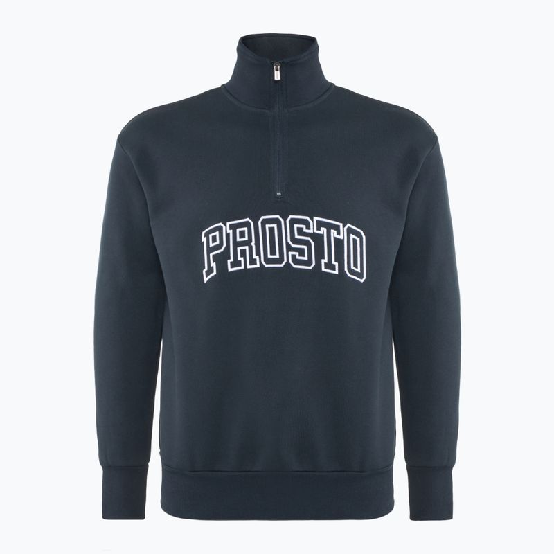 Pánska mikina PROSTO Half Zip Mobi navy