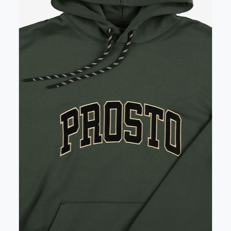 Pánska mikina PROSTO Hoodie College 99 green 3