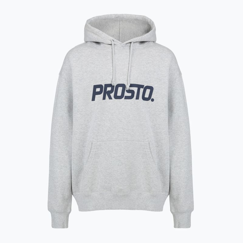 Pánska mikina PROSTO Fuss Hoodie šedá