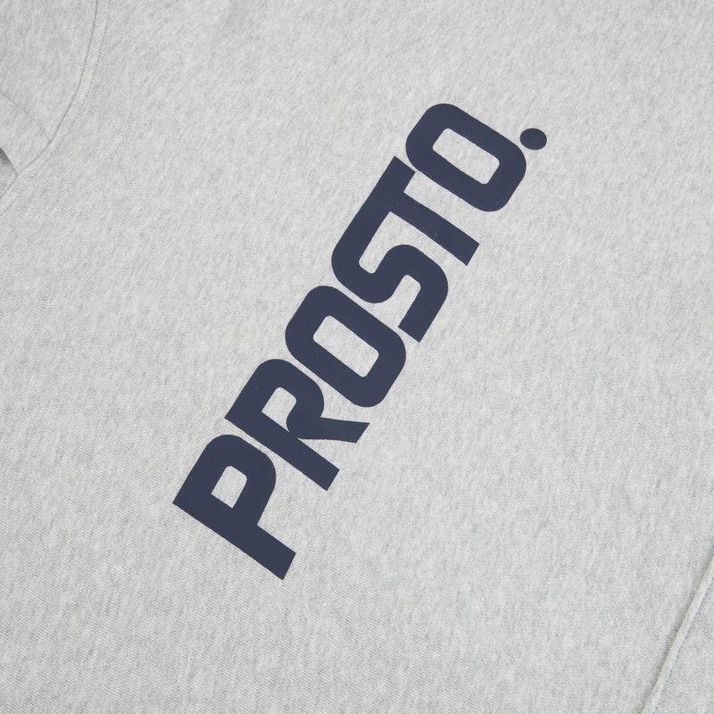 Pánska mikina PROSTO Fuss Hoodie šedá 3