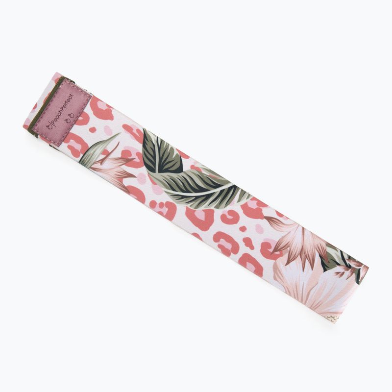 PeachPerfect Spring Panther hnedá cvičebná guma PP-37482