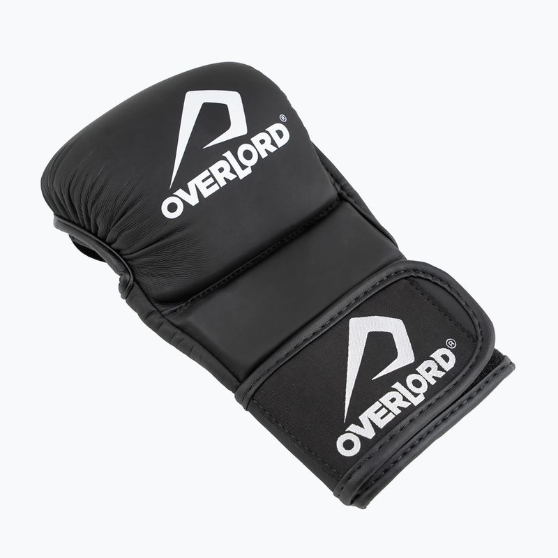 Čierne grapplingové rukavice Overlord MMA Tournament 2