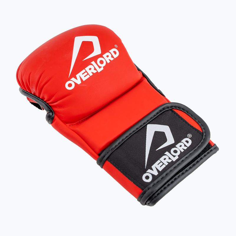 Červené grapplingové rukavice Overlord MMA Tournament 2