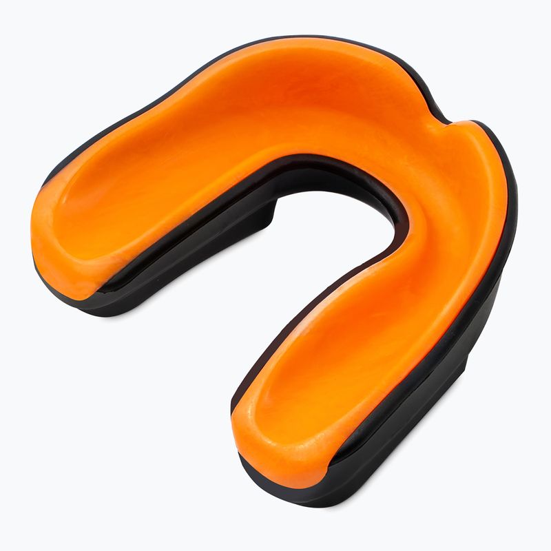 Chránič čeľuste + krabička Overlord Gel čierna/oranžová 2
