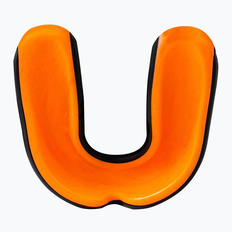 Chránič čeľuste + krabička Overlord Gel čierna/oranžová 4