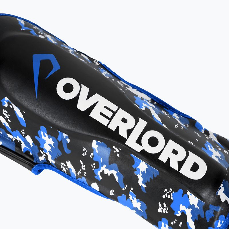 Chrániče holennej kosti Overlord Fighter modré 301002-BL/M 6