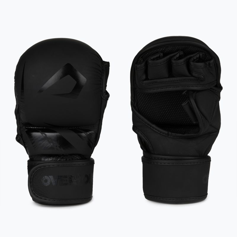 Overlord Sparring MMA grapplingové rukavice čierne 101003-BK/S