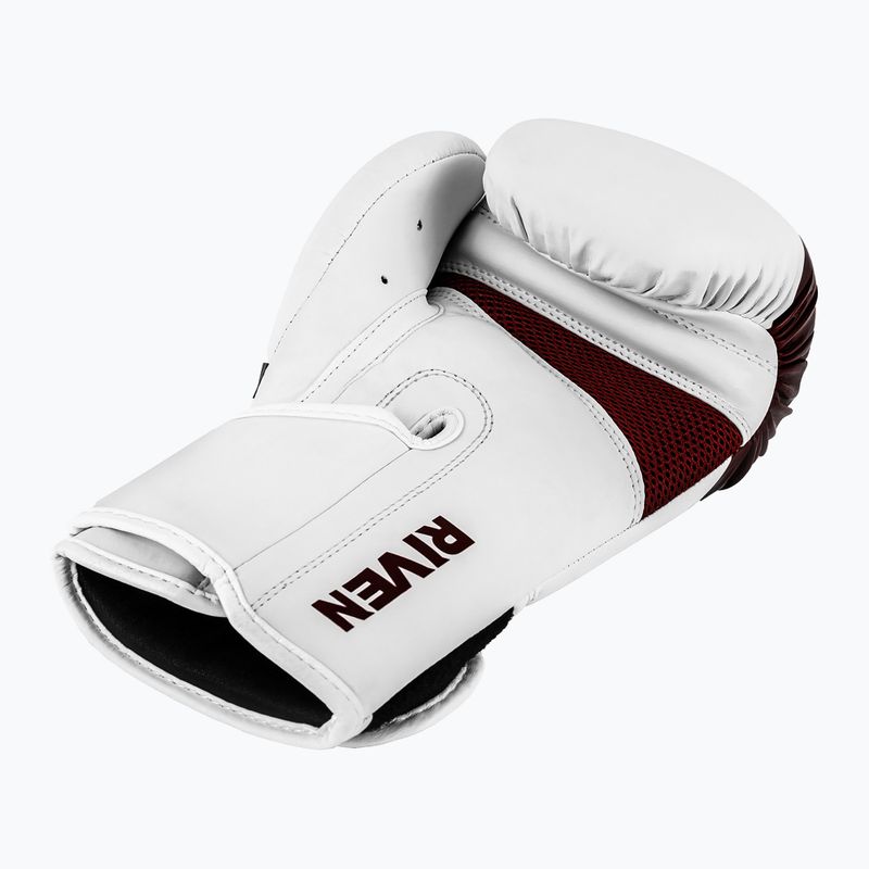 Boxerské rukavice Overlord Riven white/red 4