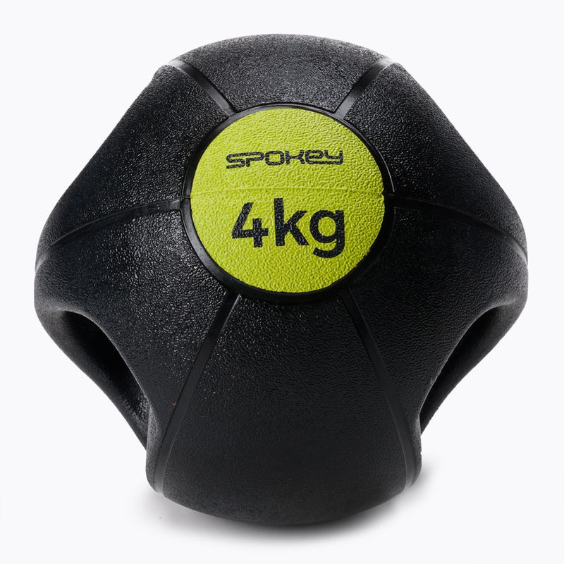Spokey Gripi 4kg medicinbal čierno-žltý 929864 2