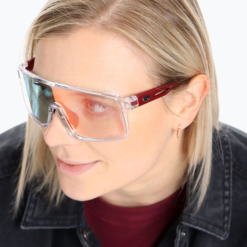 Slnečné okuliare GOG Ragnarok cristal clear/matt metallic red/reflex red 7