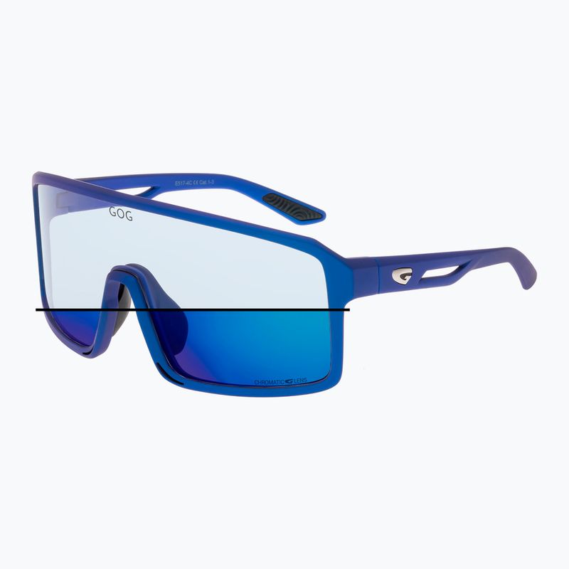 Slnečné okuliare GOG Ragnarok matt metallic navy blue/reflex blue 5