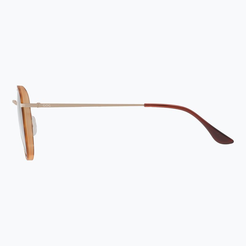 Slnečné okuliare GOG Elektra matt brown demi/gold 3