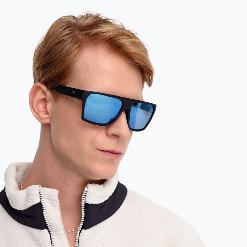 Slnečné okuliare GOG Nazca matt black/reflex white blue 5