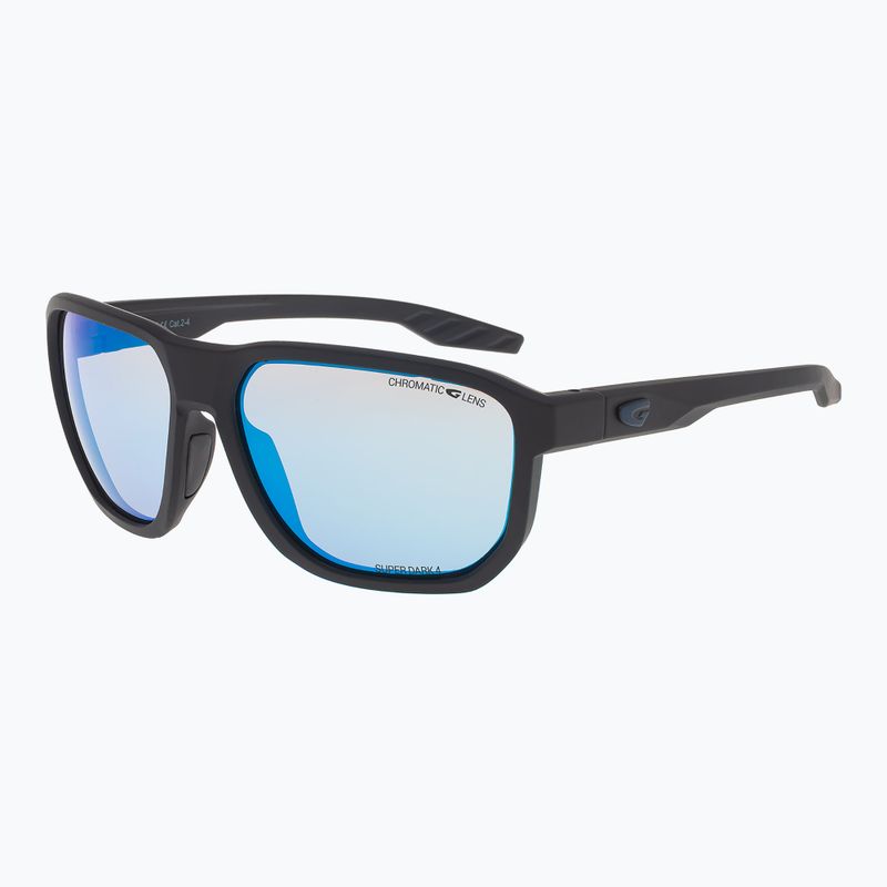Slnečné okuliare GOG Pamir matt metallic black/black/reflex white blue 3
