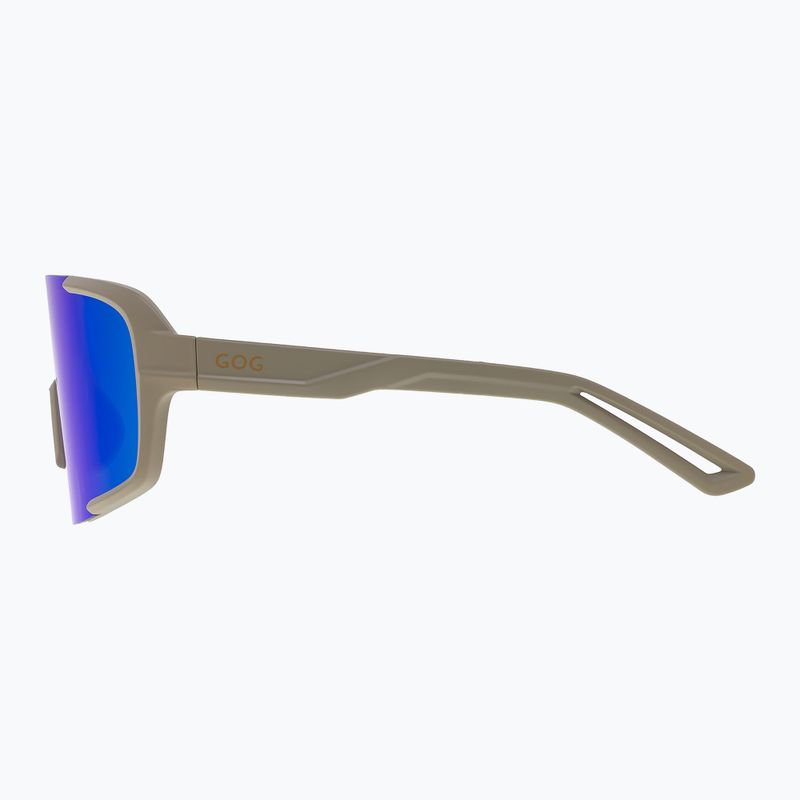 Slnečné okuliare GOG Magni matt brown/khaki reflex white/blue 3