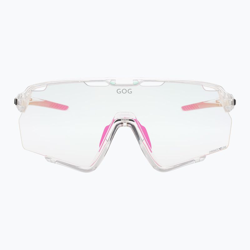 Slnečné okuliare GOG Prometheus photochromic pink/black reflex pink 3