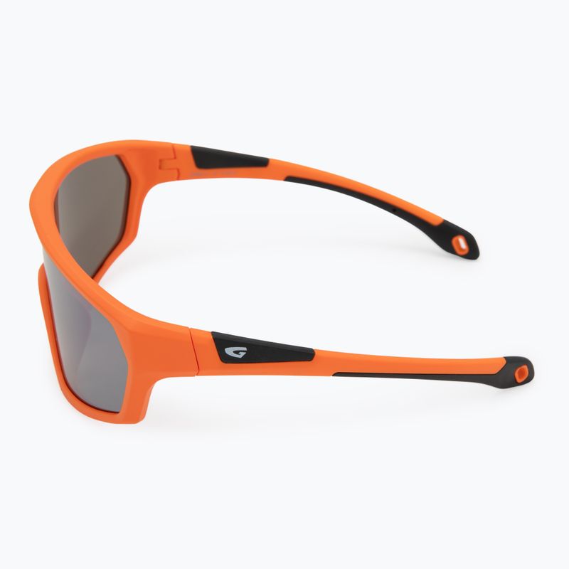 Detské slnečné okuliare GOG Flint matt neon orange/black reflex silver 4