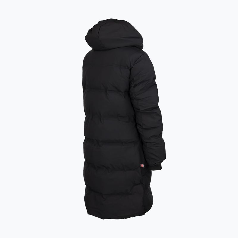 Dámsky zateplený kabát BERGSON Snow Leopard Primaloft black 2