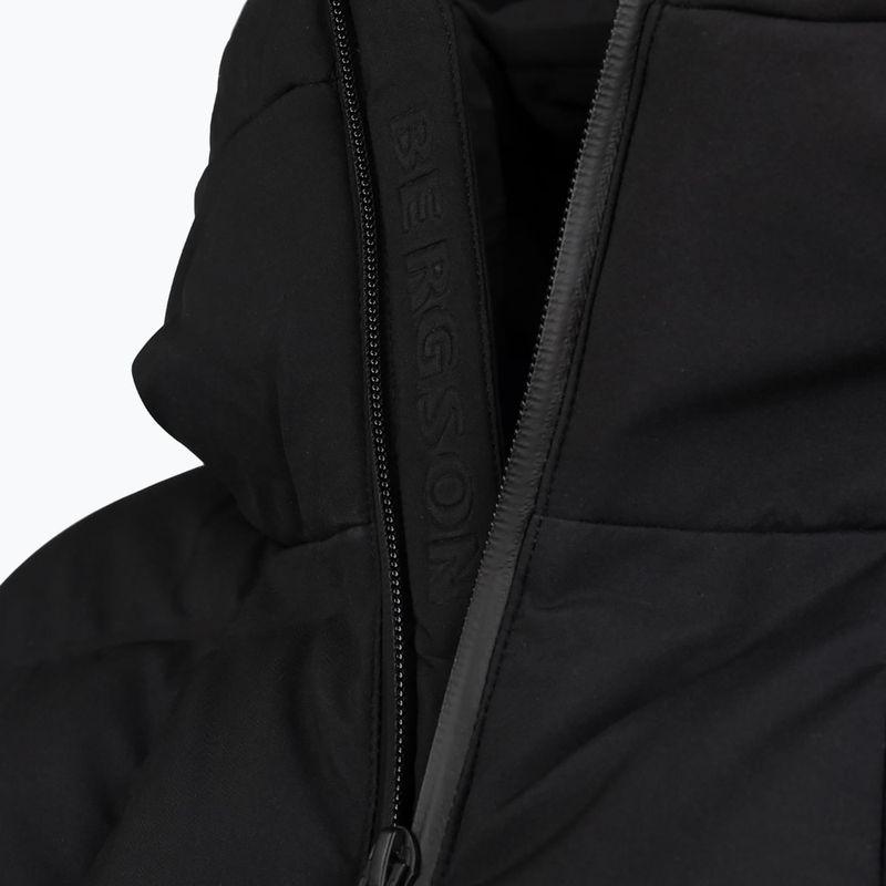 Dámsky zateplený kabát BERGSON Snow Leopard Primaloft black 7