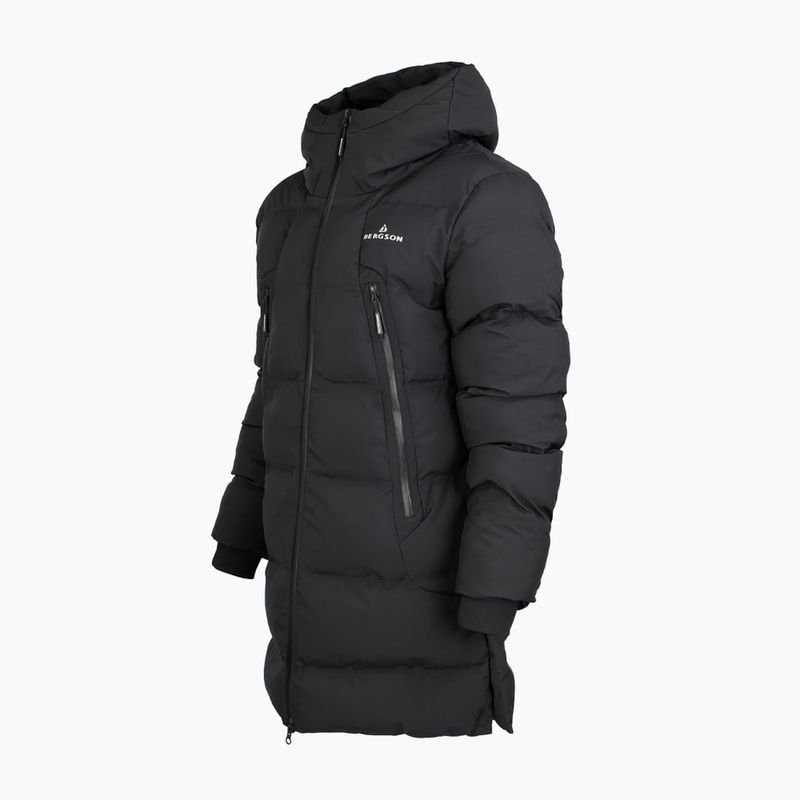 Pánsky zateplený kabát BERGSON Snow Leopard Primaloft black 4