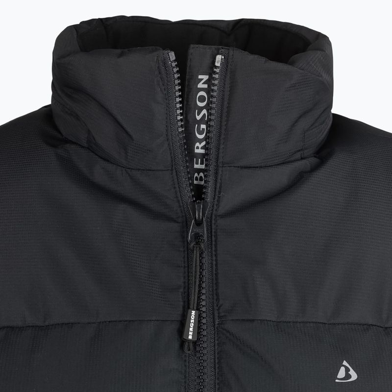 Dámska zateplená bunda BERGSON Snowy Wolf Micro-Therm black 5