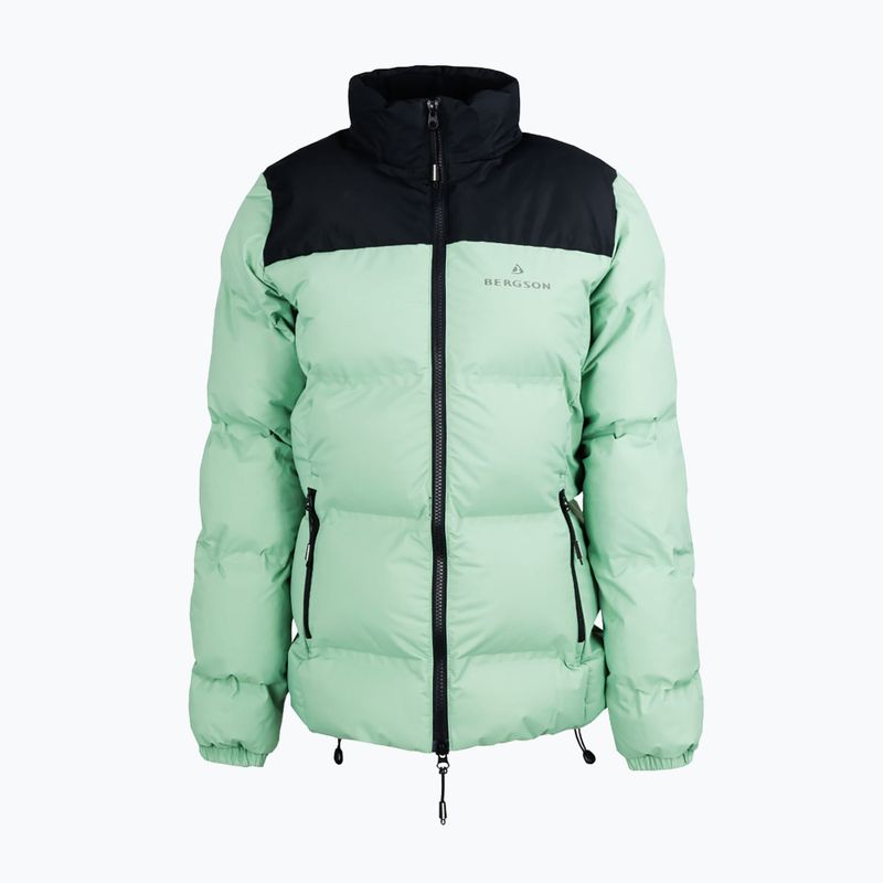 Dámska zateplená bunda BERGSON Snowy Wolf Micro-Therm mineral