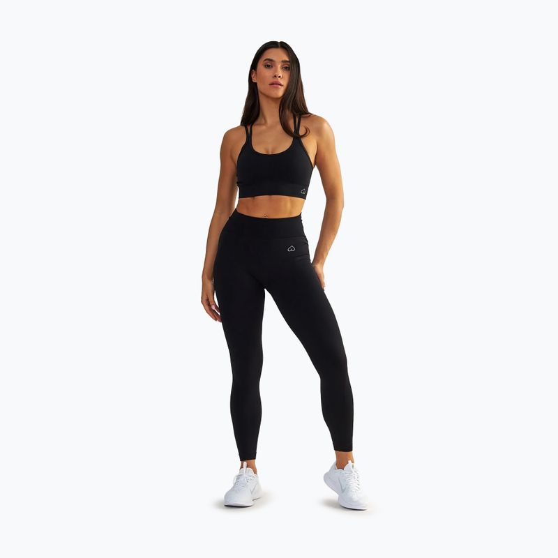 Dámsky fitness top BeShaped Shape Up light black 2
