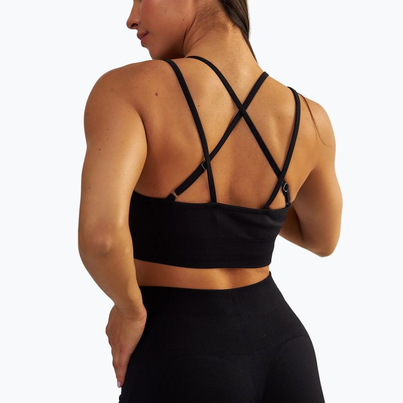 Dámsky fitness top BeShaped Shape Up light black 5
