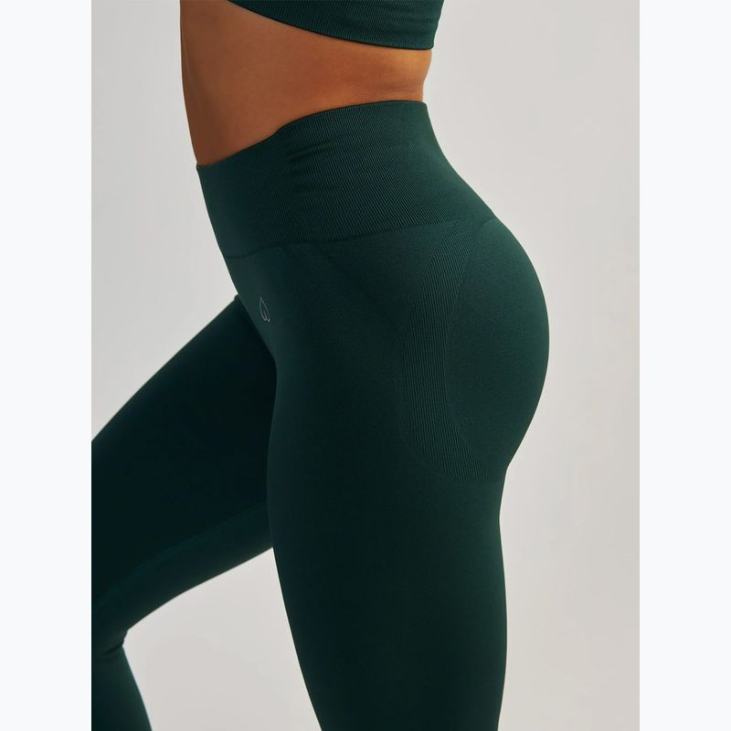 Dámske fitness legíny BeShaped Shape Up dark green 6