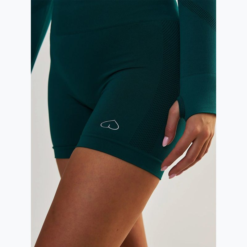 Dámske tréningové šortky BeShaped Power Up! dark green 6