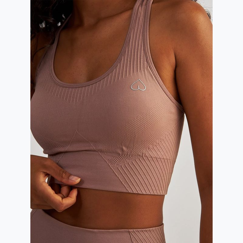 Dámsky fitness top BeShaped Femme Force rose-gold 5