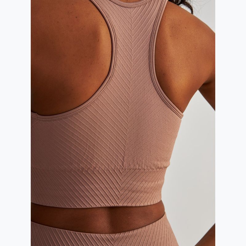 Dámsky fitness top BeShaped Femme Force rose-gold 6
