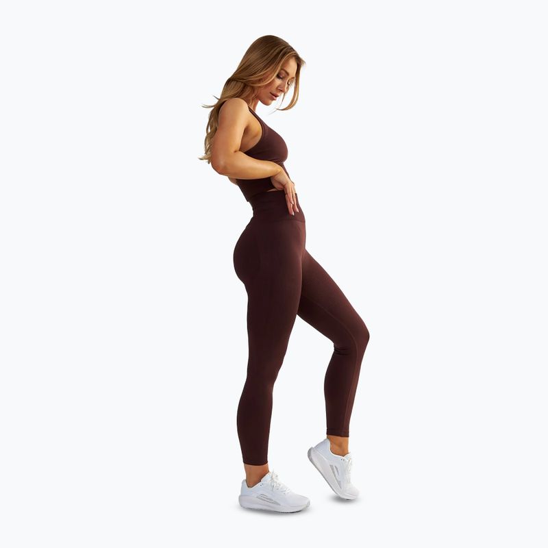 Dámske fitness legíny BeShaped Body Boost brown 5
