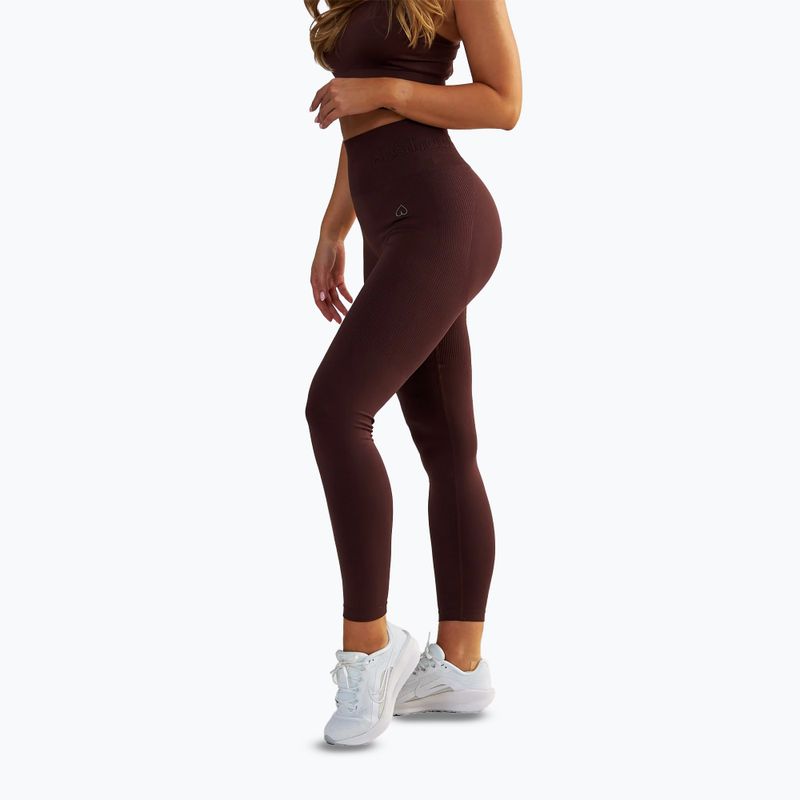 Dámske fitness legíny BeShaped Body Boost brown 6