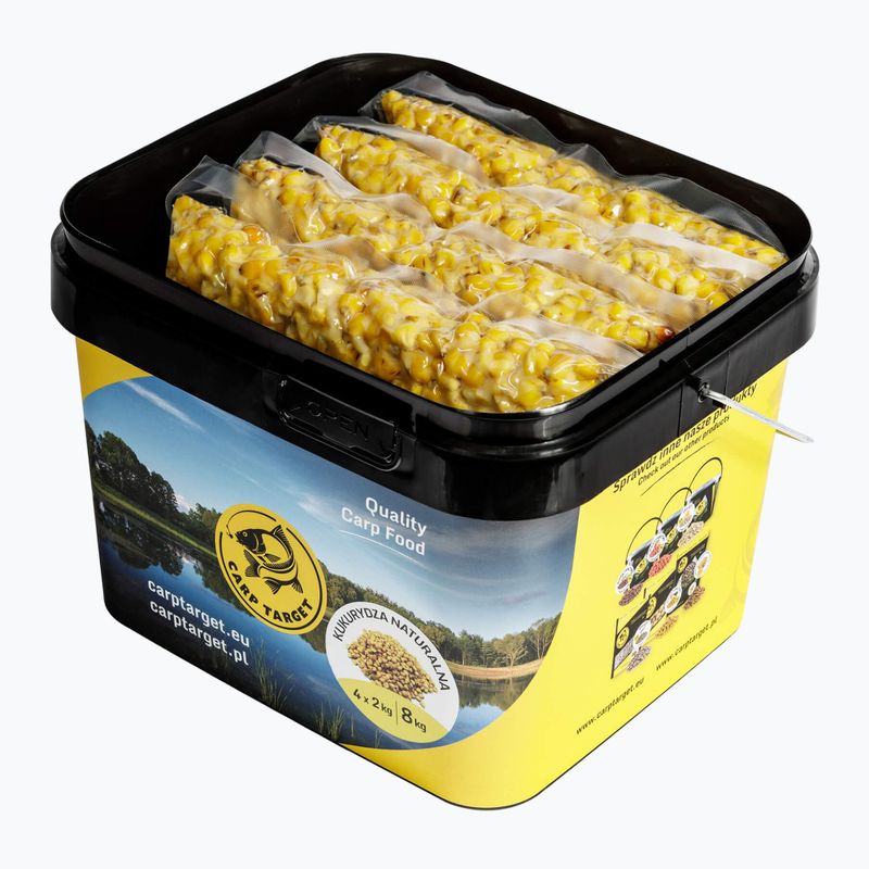 Kukurica na ryby Carp Target Jahoda + Vedro 10 l 2