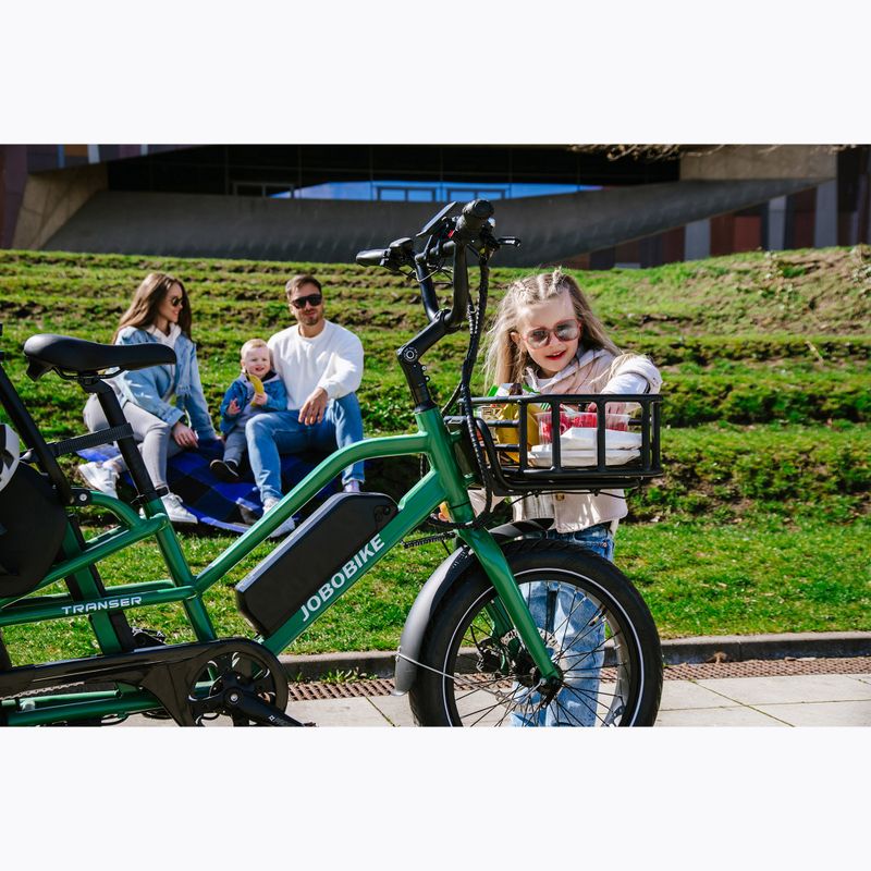 JOBOBIKE Transer 48V 15Ah 720Wh zelený elektrický bicykel 6