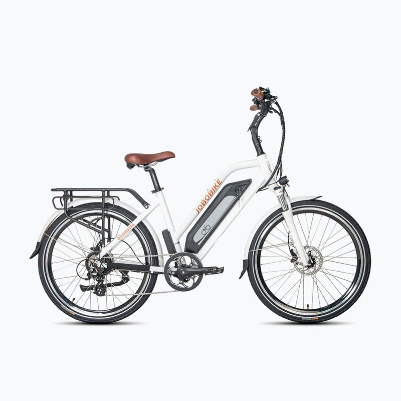 JOBOBIKE Commuter 36V 18.2Ah 655Wh biely elektrický bicykel