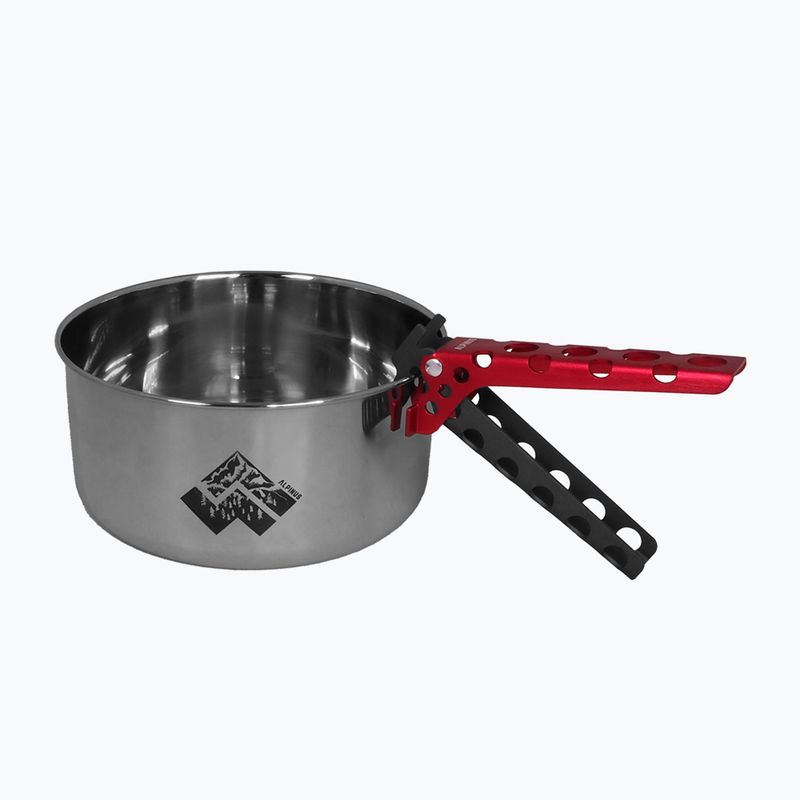 Cestovná sada riadu Alpinus Yucatan 2l, 1,5l a 0,6l steel 3