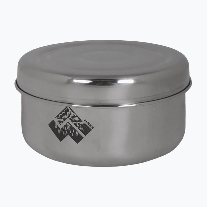 Cestovná sada riadu Alpinus Yucatan 2l, 1,5l a 0,6l steel 4