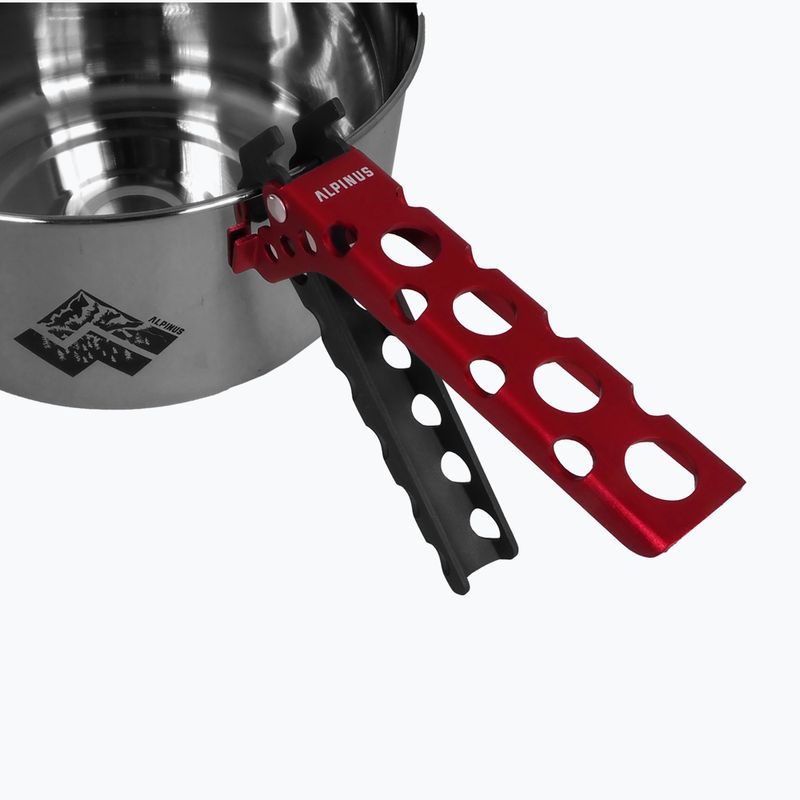 Cestovná sada riadu Alpinus Yucatan 2l, 1,5l a 0,6l steel 6