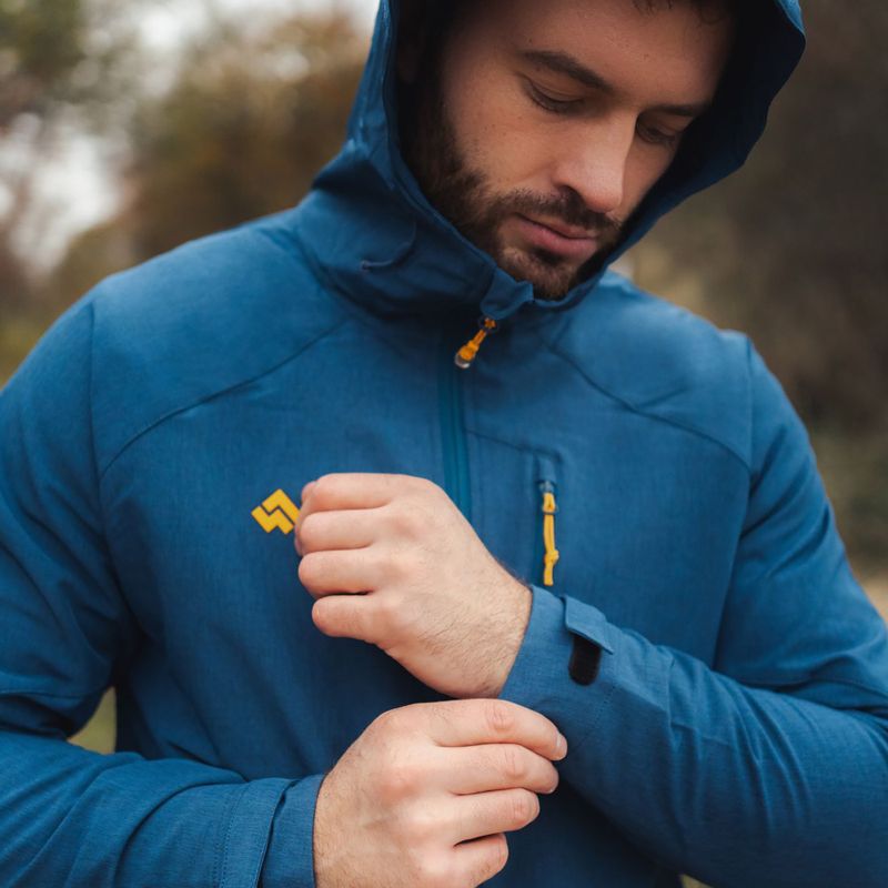 Pánska softshellová bunda Alpinus Lautaro navy blue 7