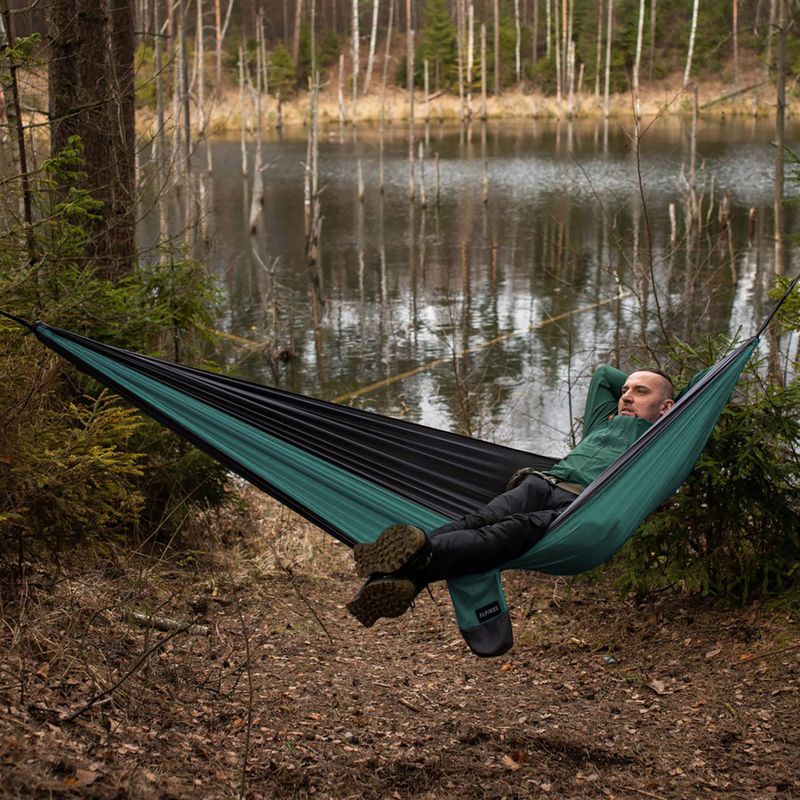 Turistická hamaka Alpinus Letna zielony 4