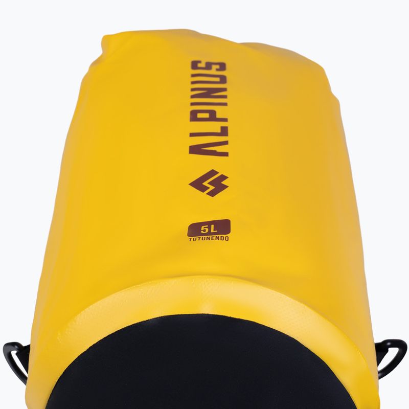 Vodeodolný vak Alpinus Tutunendo-Hobart 5 l yellow 3