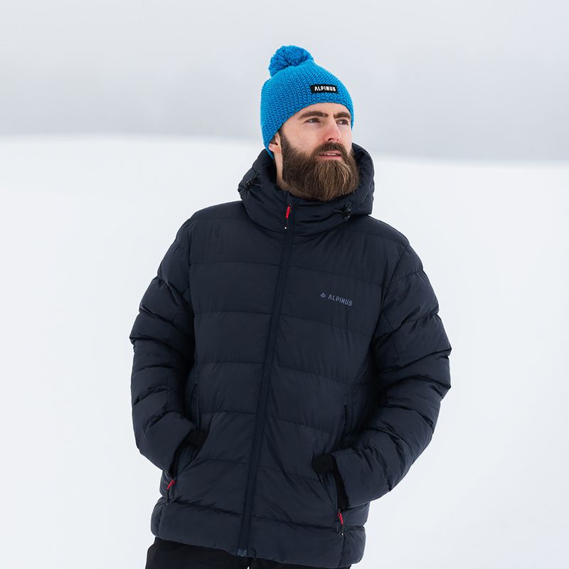 Pánska zateplená bunda Alpinus Furggen navy blue 7