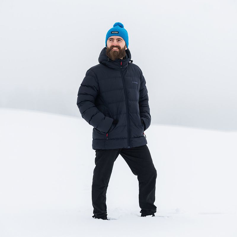 Pánska zateplená bunda Alpinus Furggen navy blue 8