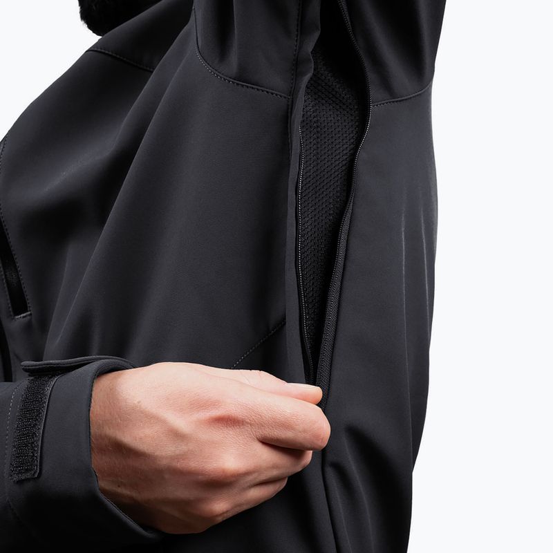 Pánska softshellová bunda Alpinus Roignais black/graphite 4