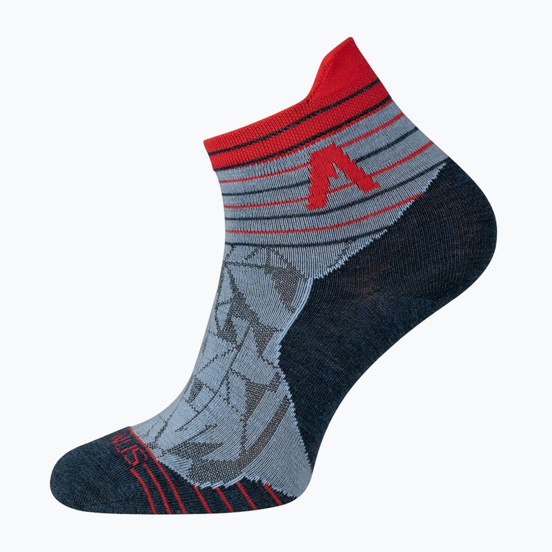 Ponožky Alpinus Kuldiga Nízke blue/red