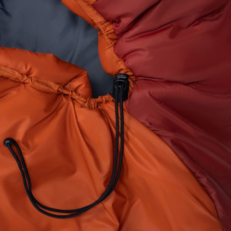 Spací vak Alpinus Primalight 1200 ľavý oranžový 3