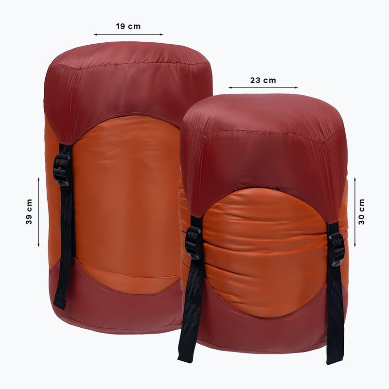Spací vak Alpinus Primalight 1200 ľavý oranžový 8